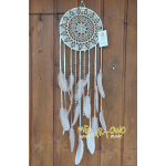 Łapacz snów 25/95 cm WHITE 838 brylanciki