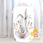 Kosz na zabawki KRÓLIK boho 60cm