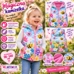 Kamizelka/ bezrękawnik Magiczne Pszczółki 98-140 cm 3-9lat