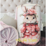 Kosz na zabawki Króliczka red-flower 40cm