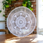 Mandala 120cm zrobiona na szydełku