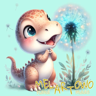Dinozaur smile- zasłona okienna