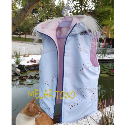Kamizelka/ bezrękawnik UNICORN blue 110/116 cm  5-6 lat