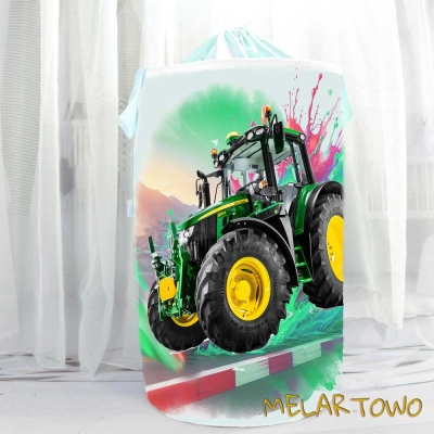 TRAKTOR- kosz na zabawki (40/50/60cm/120cm) personalizacja