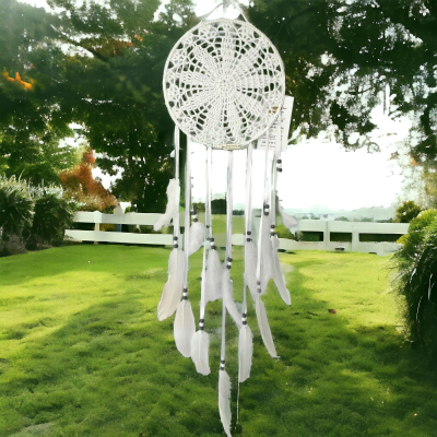 Łapacz snów 20/75cm WHITEbiały